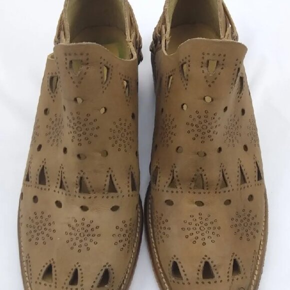 MUSSE & CLOUD COOLWAY ANISSE CUTOUT COWBOY BOOTS - SZ 9 - PRE-OWNED - Picture 3 of 6